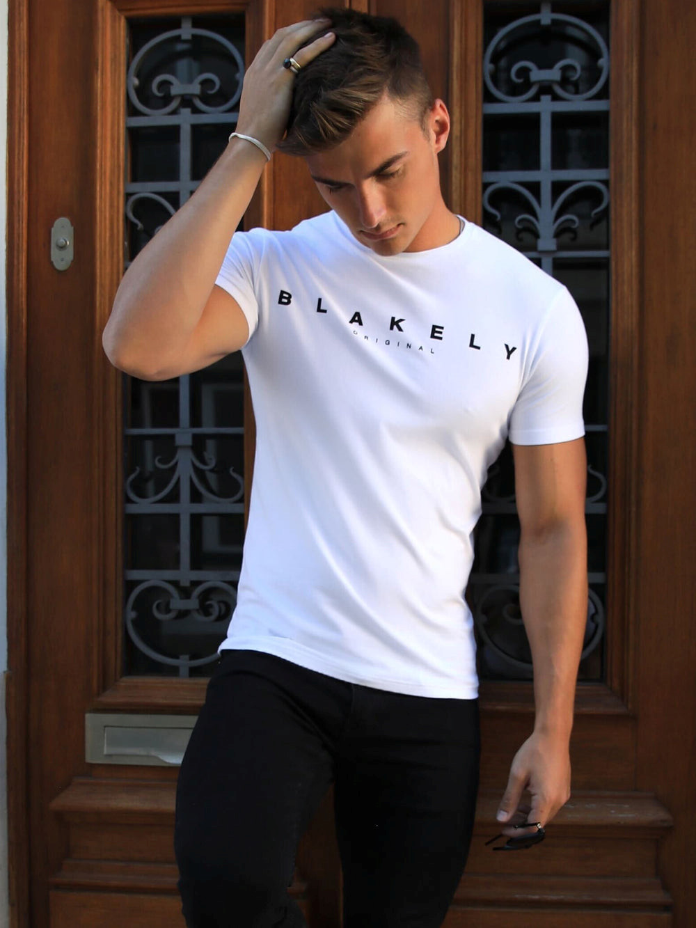 Blakely Whitestone T-Shirt Weiß | KXSYPEA-93