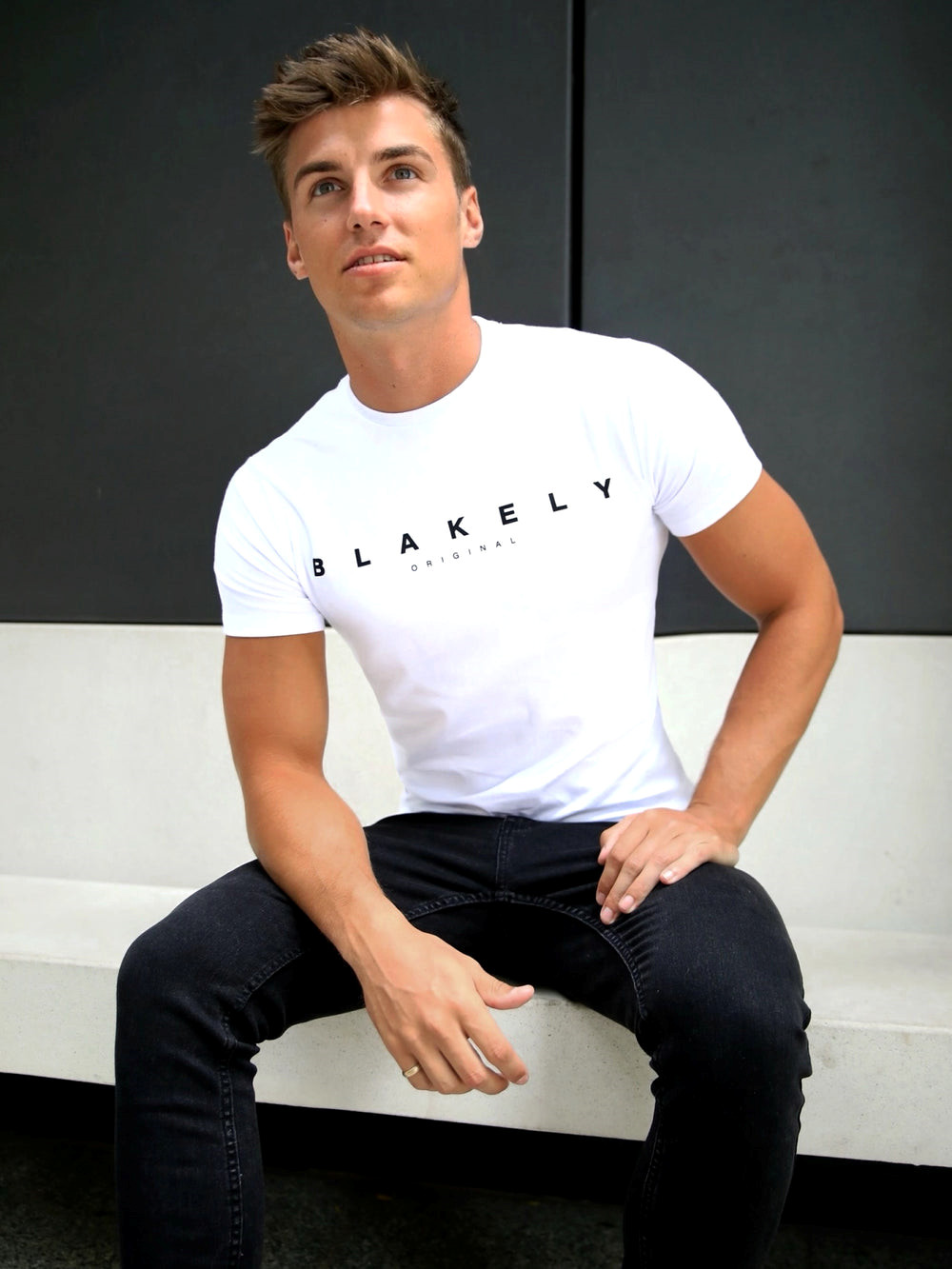 Blakely Whitestone T-Shirt Weiß | KXSYPEA-93