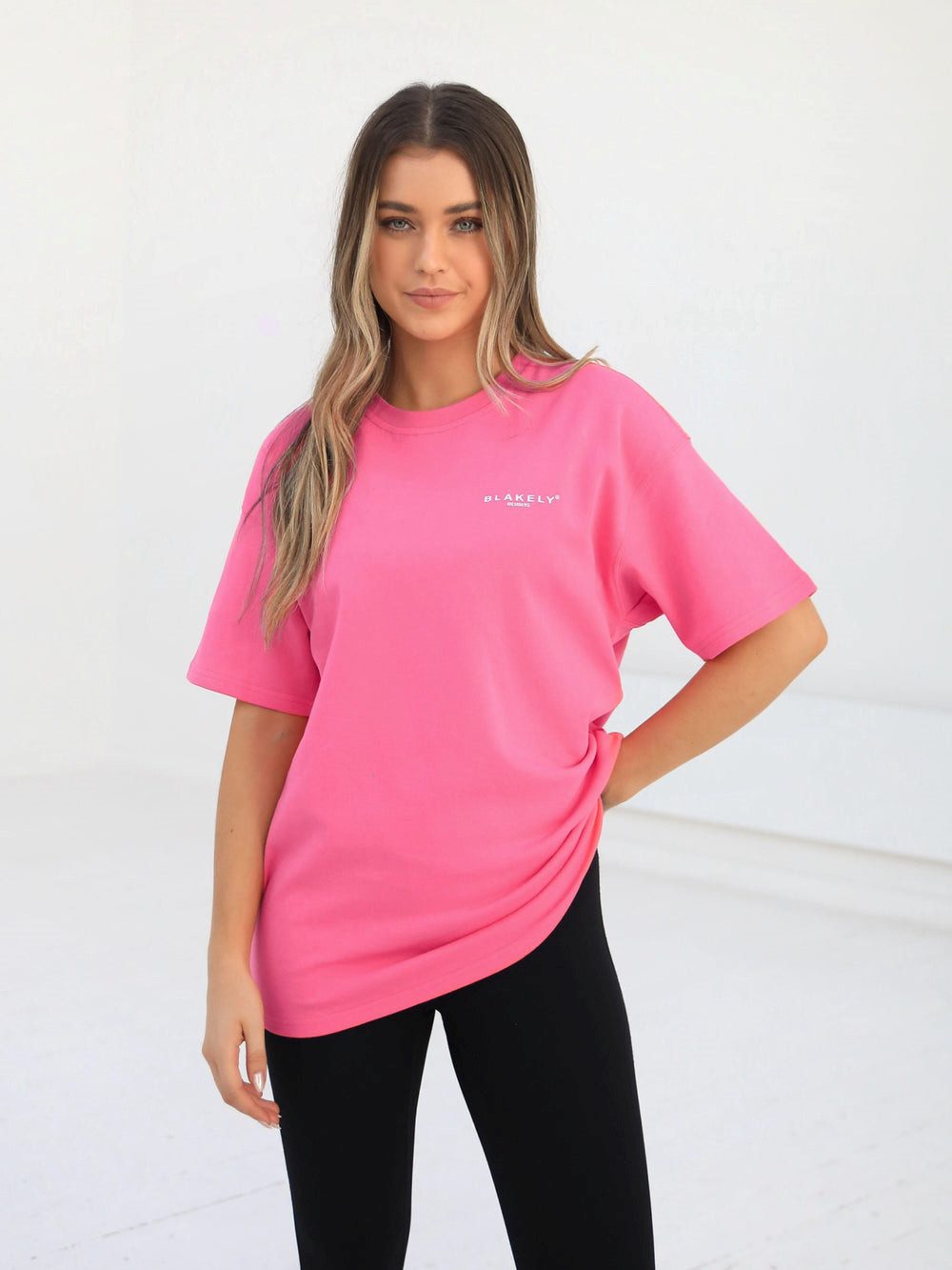 Blakely Womens Members Relaxed T-Shirt Rosa | CUMFXPY-18
