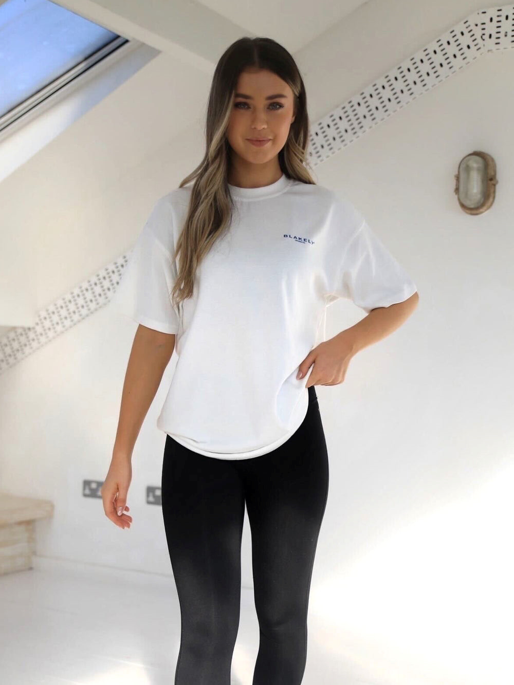 Blakely Womens Members Relaxed T-Shirt Weiß | FKBXZEC-31