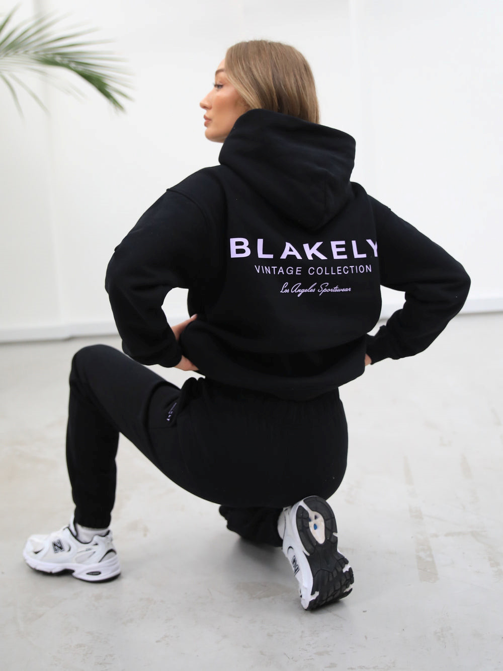 Blakely Women's Sports Club Relaxed Hoodie Schwarz | KZXUCOW-32