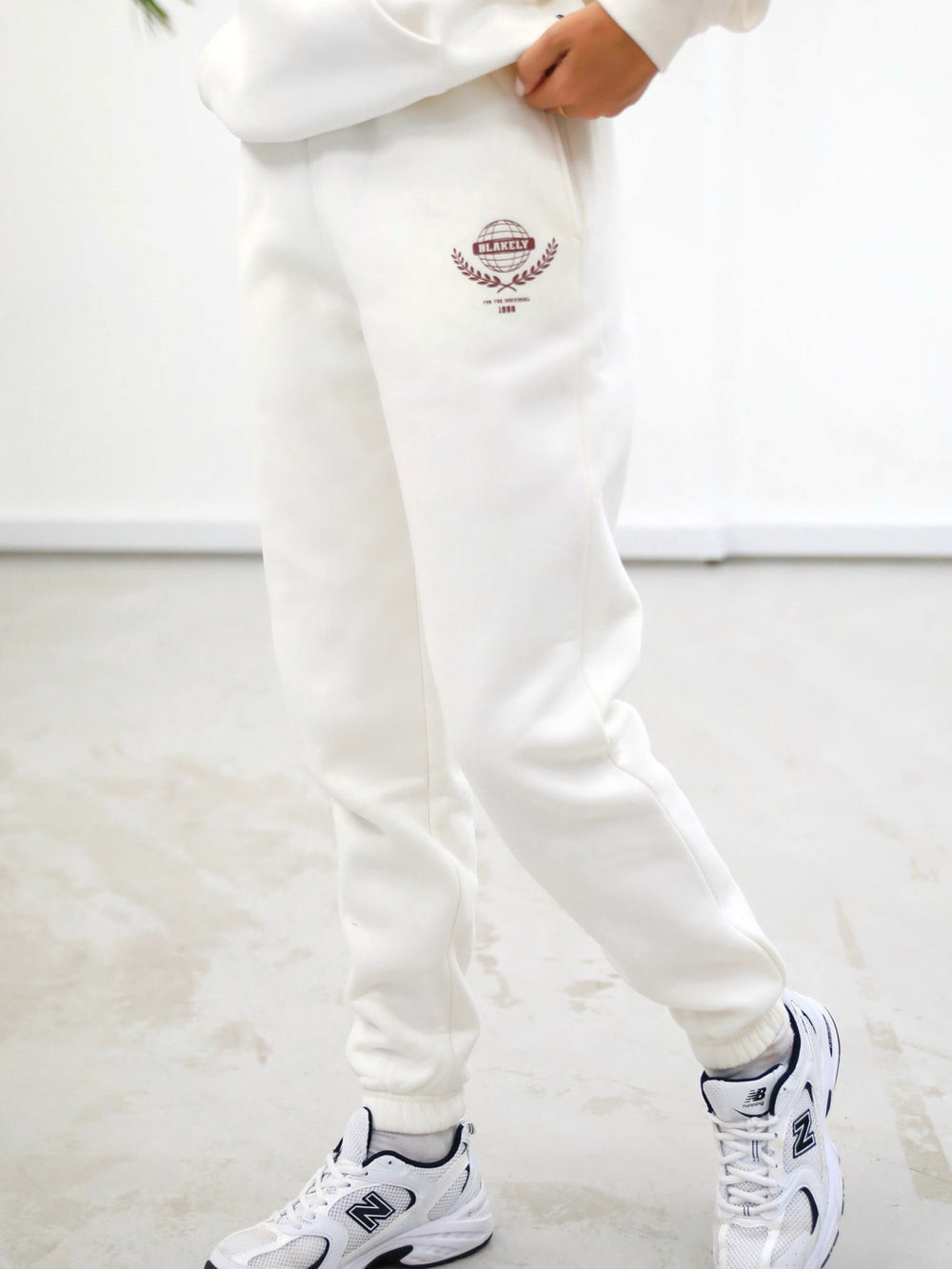 Blakely Women\'s Varsity Sweatpants Weiß | CUNIEAD-46