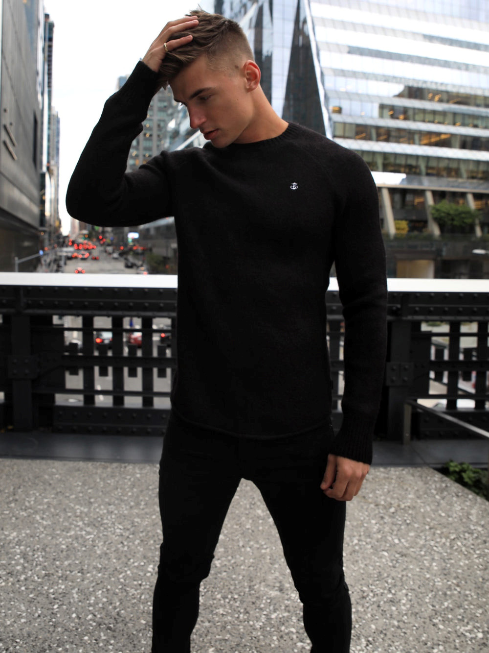 Blakely Yardley Knit Jumper Schwarz | VINQCYT-61